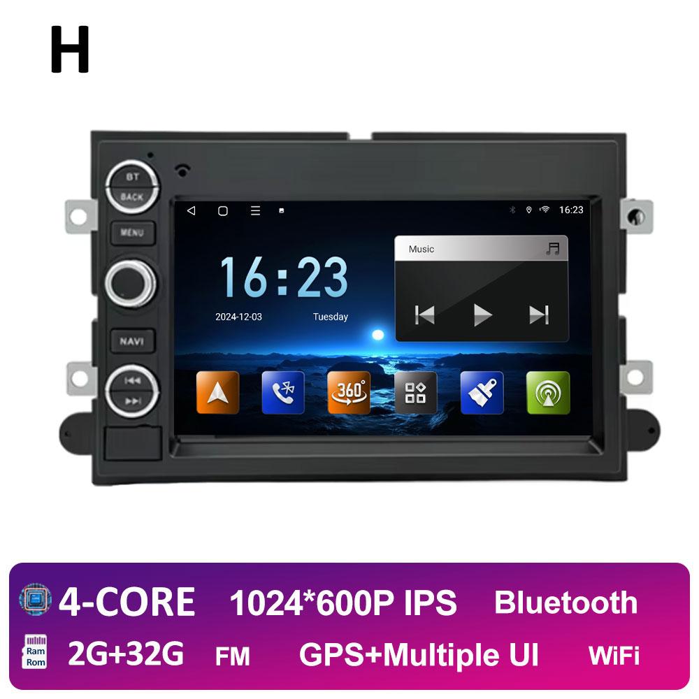 For Ford 500 F150 Android Smart System 7 inch Car Video Multimedia Player Bluetooth DSP Stereo 2.5D Touch Screen Head Unit WIFI