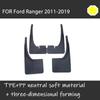 Ste 4pcs FOR Ford Ranger Pickup Mud Flaps Fender Splash Mudguards Flap Mud Fenders Mud Guard  Car Accessories Auto Styline
