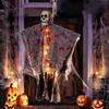 Halloween Party Glowing Hanging Skeleton Ghost Ornament Horror Props Haunted House Decorations