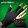 Anti Slip Breathable Billiards Gloves Comfortable Three Finger Snooker Player Gloves
