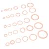568pcs Crush Washers Assortment Kit Brass IMPA813080 M5 M6 M8 M10 M12 M14 Metric Oil Drain Plug Gasket Seal Kit for