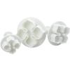3Pcs/Set Silicone Hydrangea Cutter Flower Blossom Mold Home Cake Tools Fondant Cake Decorating Plunger