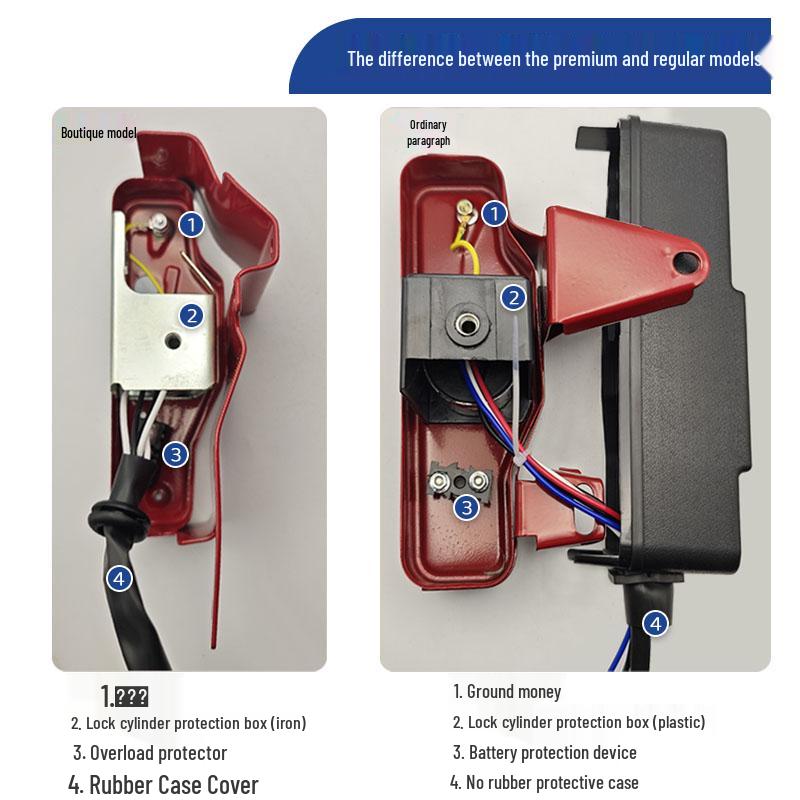 Электрический стартерный переключатель с замком зажигания для бензинового двигателя 168/170F и мотоблока 188, водяного насоса.