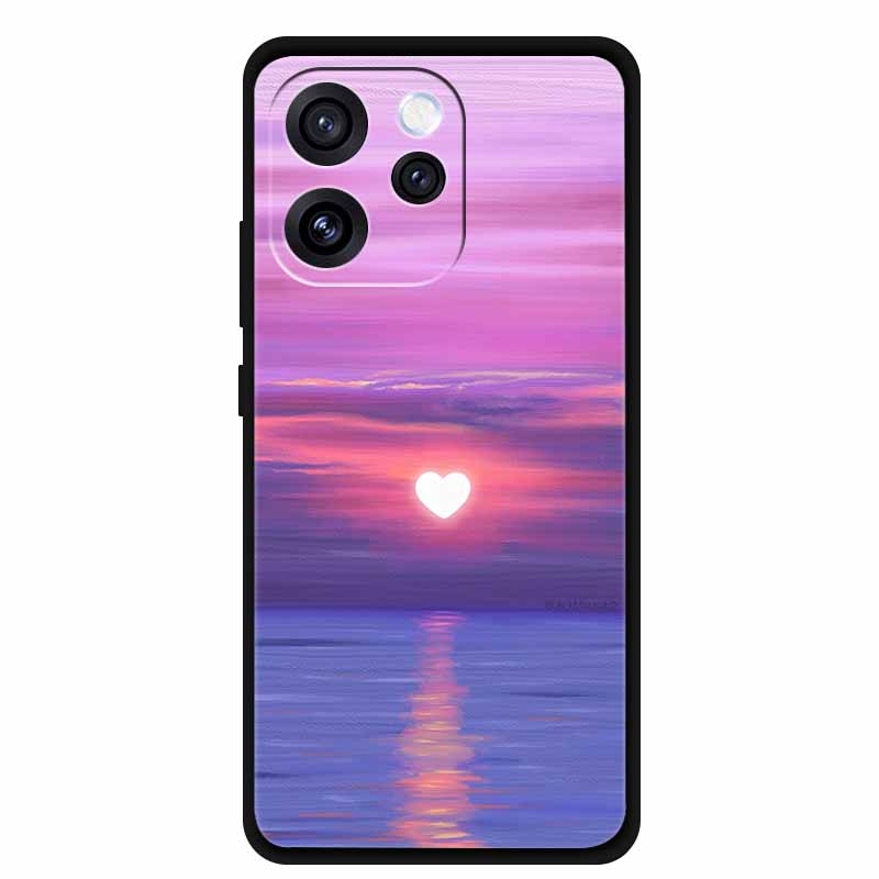 Чехол для телефона Oppo Reno15 Мягкий силиконовый чехол из ТПУ для OPPO PLW110 6,32" Черный чехол для Oppo Reno 15 5G Модный крутой корпус