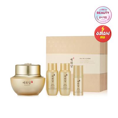 Yehwadam Hwansaenggo Hwayun Cream Special Set [Основной продукт] 50 мл [Внутренний] Сок 32 мл, Эмульсия 32 мл, Крем 10 мл