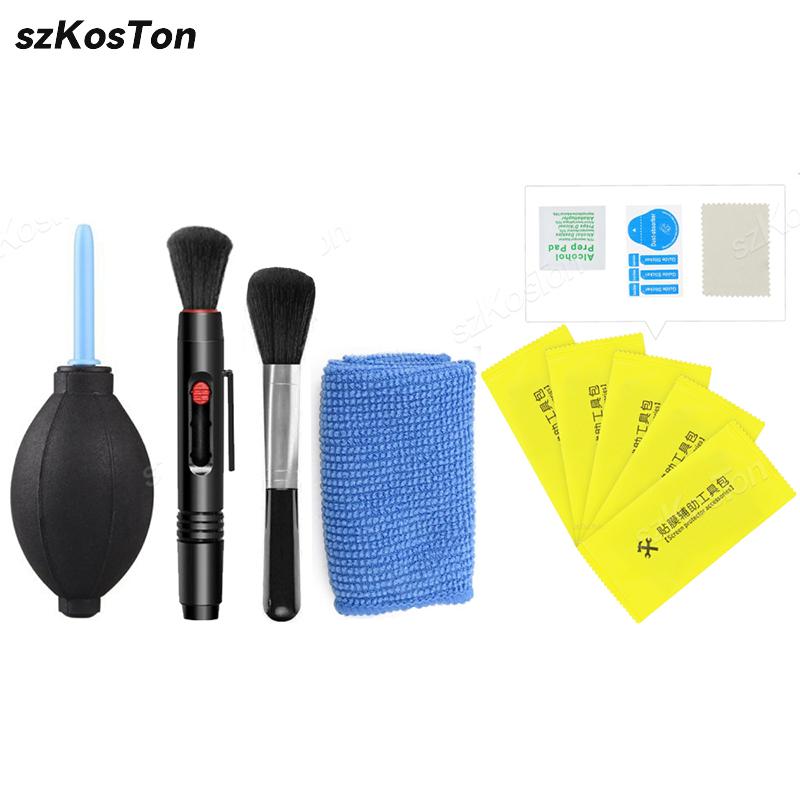 Ручка для чистки объективов с выдвижной мягкой щеточкой для зеркальных камер, телескопов и чувствительной электроники, инструмент для чистки оптики