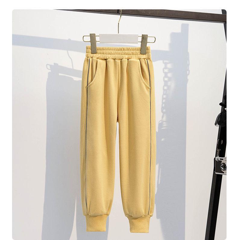 Girls' Korean-Style Autumn Sportswear: Trendy Sweater and Casual Pants Two-Piece Set