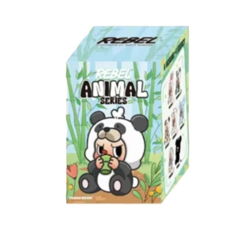New Rebel Bear Animal Series Vinyl Plush Blind Box Cute Pendant Keychain Collectible Gift For Anime Fans