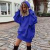 2025 Influencer Autumn/Winter Women's Solid Color Loose Fleece Hoodie