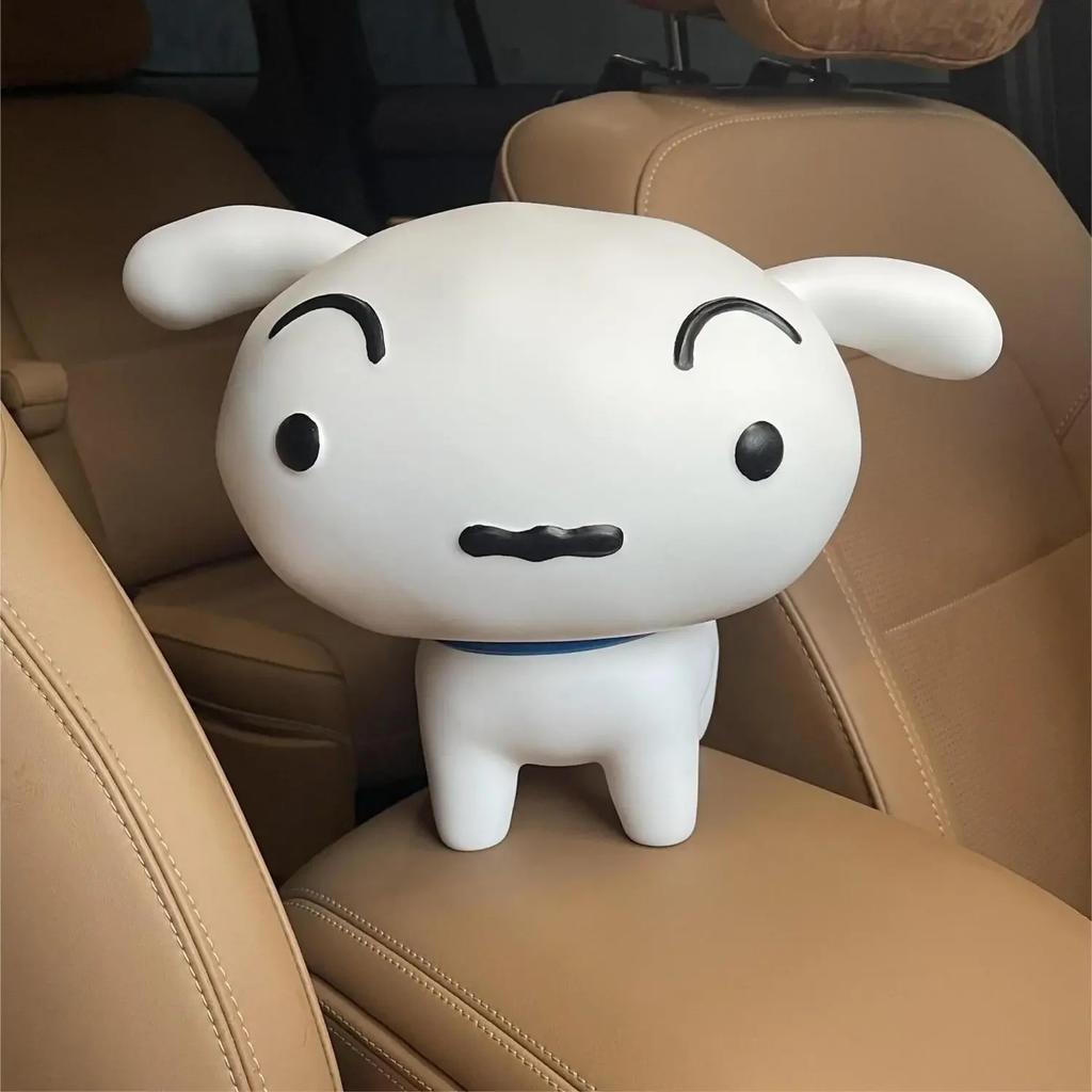 Crayon Shin-chan Nohara Shiro Figure Cartoon Animation Model Cute Children Doll Kawaii Doll Desktop Decoration Gift