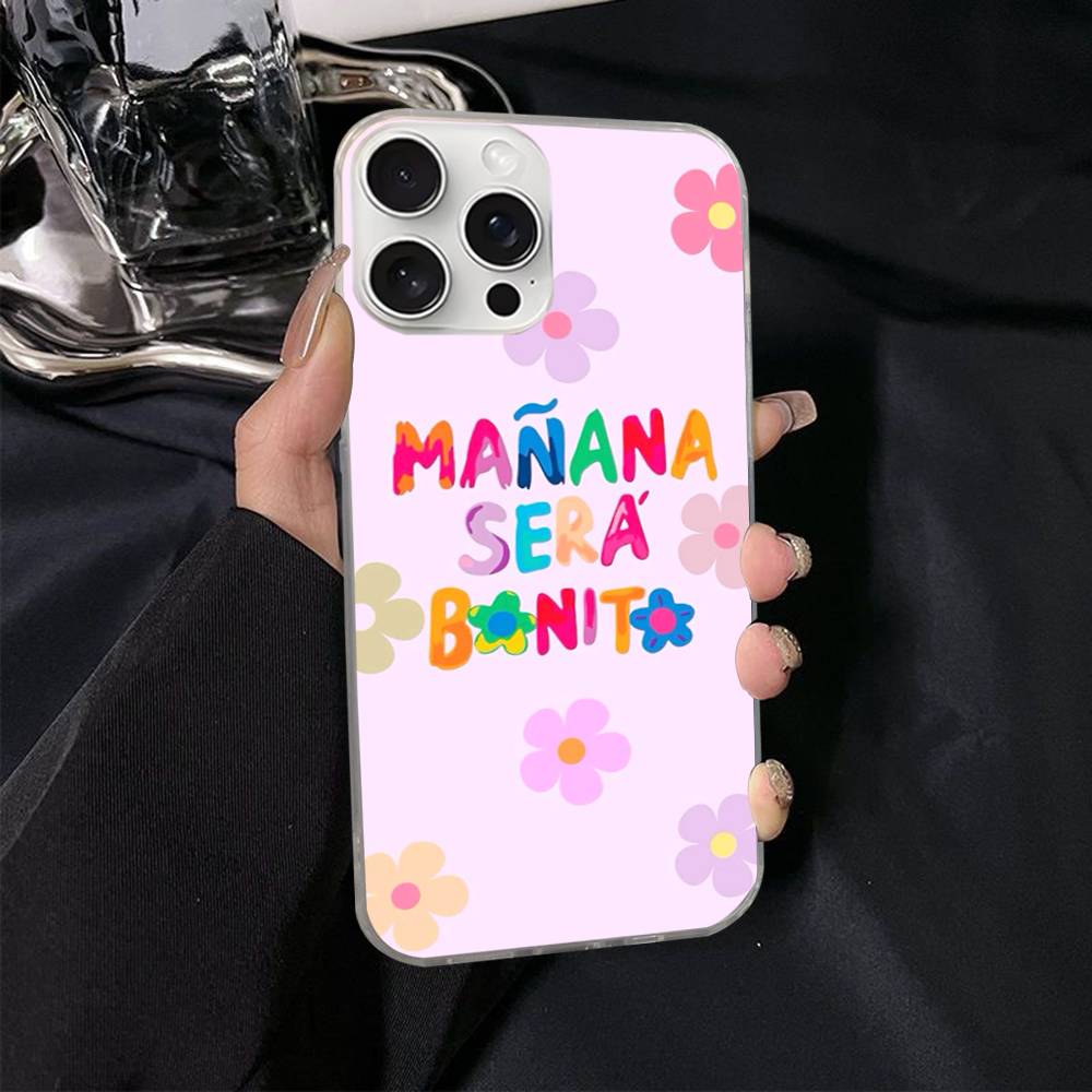 Чехол для телефона Karol G Manana Sera Bonito Для iPhone 11 12 13 14 15 16 17 Plus Pro Max Сатиновый Глянцевый Цветной