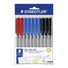 Шариковая ручка Staedtler Medium Stick в полиэтиленовом пакете