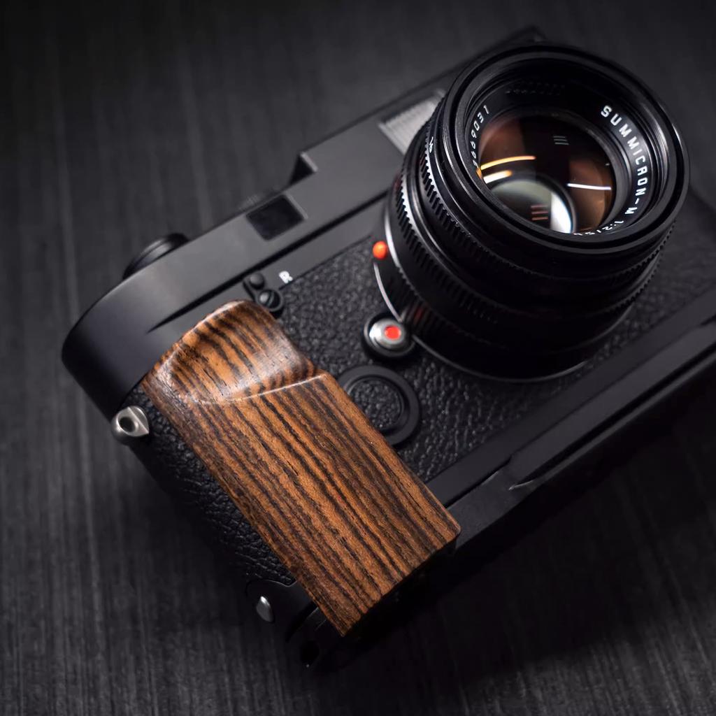 New Wooden L Handgrip For Leica M2 M3 M4 M6 M7 M4P MP MD MD2 MA Camera with Aluminum Alloy Base Support Quick Installation
