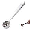 DELUXEFOX Coffee Measuring Spoon, 10ml, Stainless Steel, for Milk Powder, Tea, Granulated Sugar, Flour, Spices, Multifunctional, Suitable for