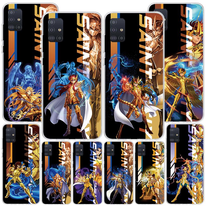 Anime Saint-Seiya Phone Case For Samsung Galaxy A52 A32 A22 A12 A51 A31 A50S A30S A20S A10S Note 20 Ultra 10 Plus S10 A72 A71 Ga