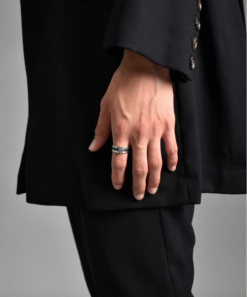 Lionheart LH HOWL Slide Silver Ring/925