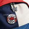 Canada Maple Leaf Flag Brooch, Vintage Butterfly Clasp Backpack Personality Pin