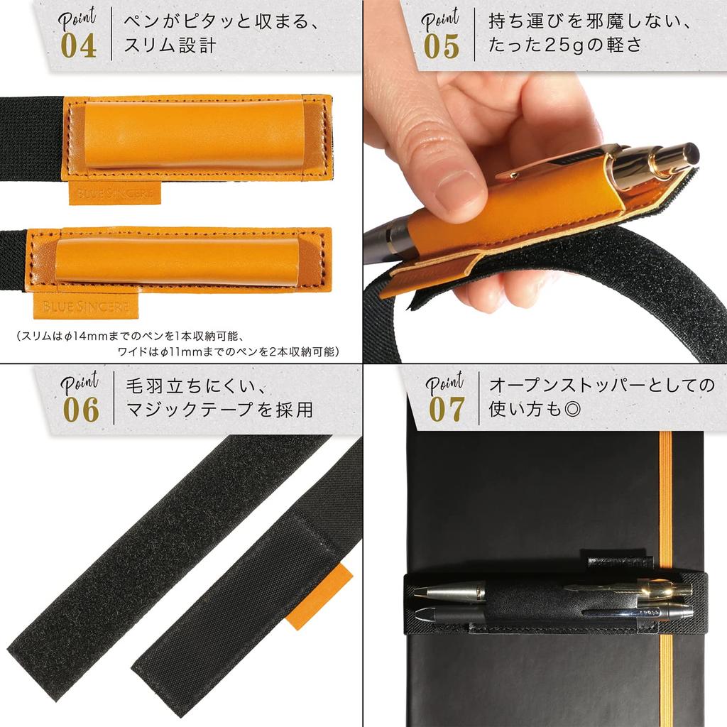 Rodia Подставка для ручек для Натуральной Итальянской A6 A5 Слим Ручки Подарочная коробка RDP1 [СИНИЙ ИСКРЕННИЙ] Блокноты, Кожа, Кожа, - Размер, Чехол, Мужской, Женский,