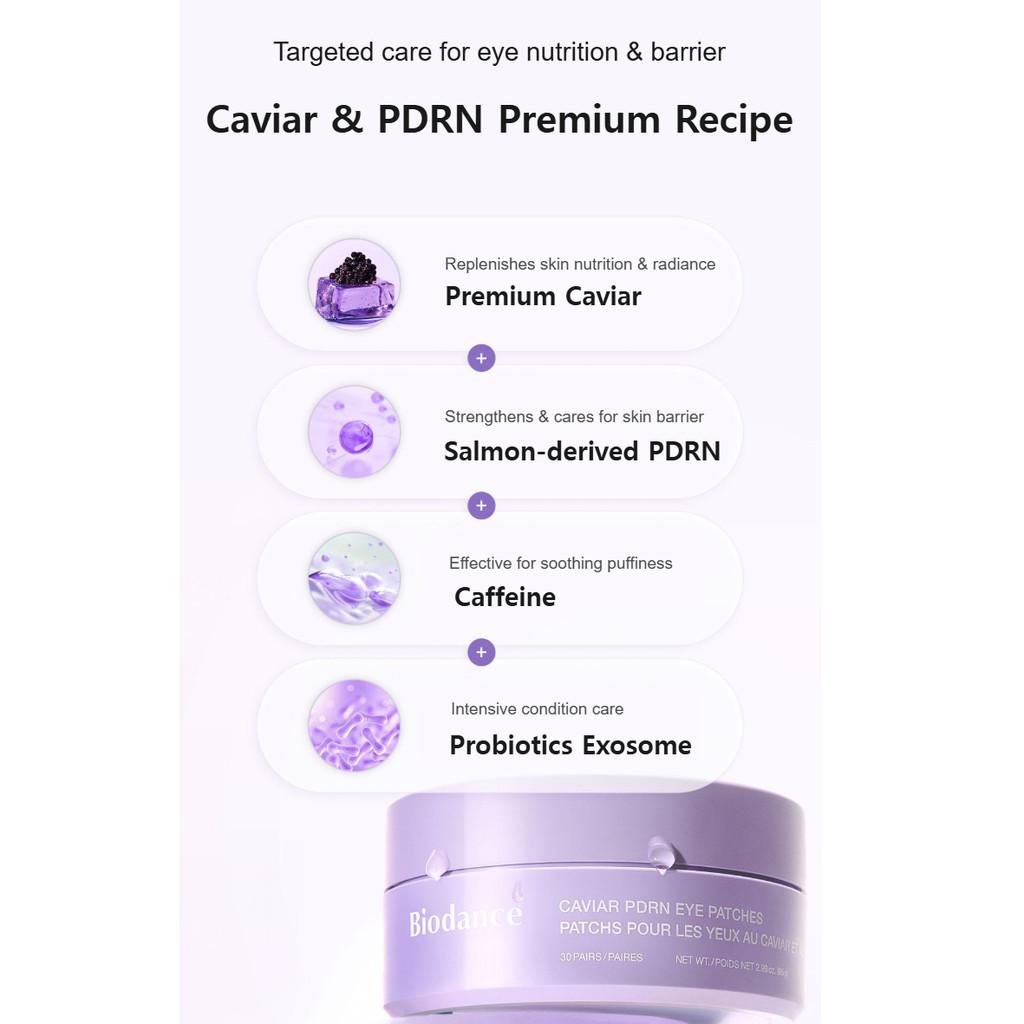Biodance Eye Patch 60 Sheets Collagen Caviar PDRN