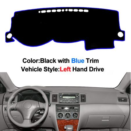 Car Auto Dashboard Cover Dashmat Pad Carpet Dash Mat Cushion For Toyota corolla Altis Runx Allex 2002 2003 2004 2005 2006 2007