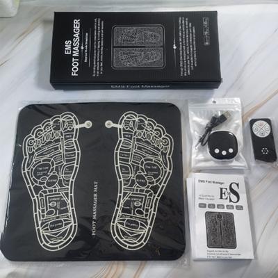 Массажный коврик для ног Перезаряжаемый Портативный Инструмент для массажа ног Электрический Массажный коврик для стимуляции мышц для облегчения боли в ногах