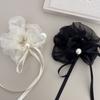 Large Big Elastic Hair Bands Scrunchie Accessories for Girls Women Korean Ties Bow Designer Vintage Pearl Popular New In Fashion