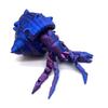 3D печатная фигурка рака-отшельника, многосуставчатая подвижная модель краба, шарнирная фигурка животного, украшение для рабочего стола, подарок для детей и взрослых