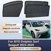 Солнцезащитные козырьки для BYD Dolphin Surf 2023 2024 2025 Dolphin Mini Seagull Солнцезащитный козырек Магнитный Теплоизоляция Сетчатый козырек Автоаксессуары
