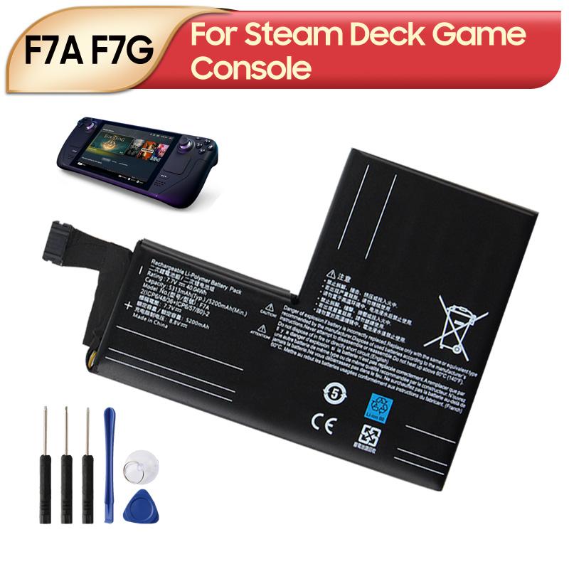 Перезаряжаемая литиевая батарея для игровой консоли Steam Deck F7A F7G Батарея 7,7 В 5200 мАч