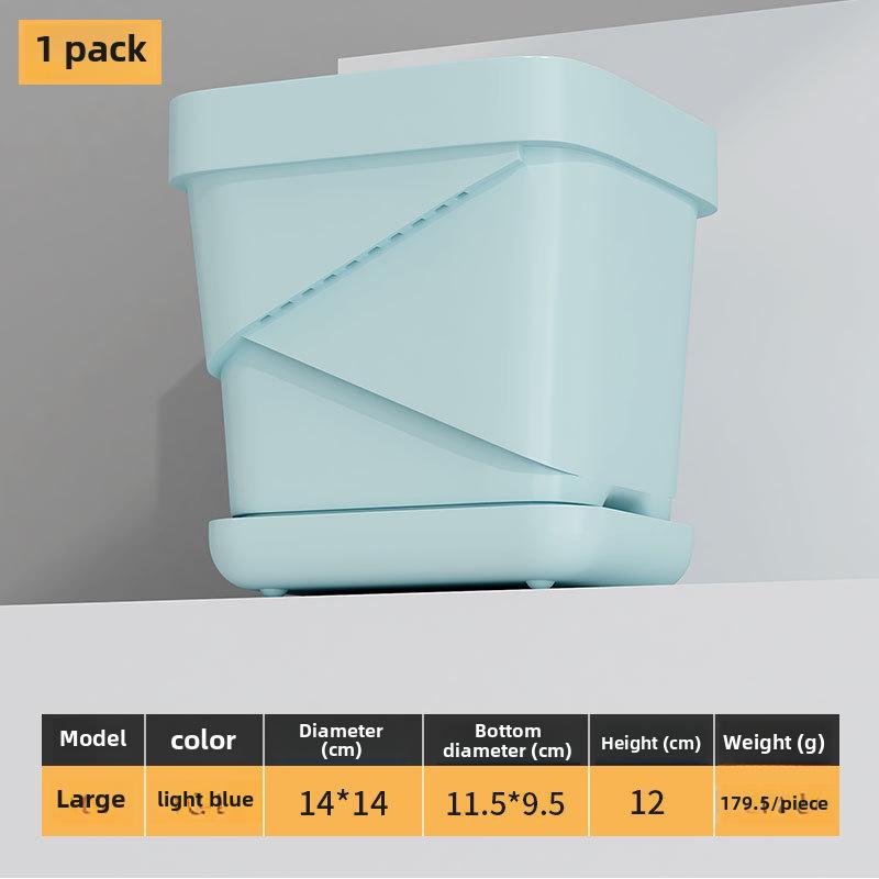 Прочные дышащие пластиковые квадратные цветочные горшки для дома и офиса