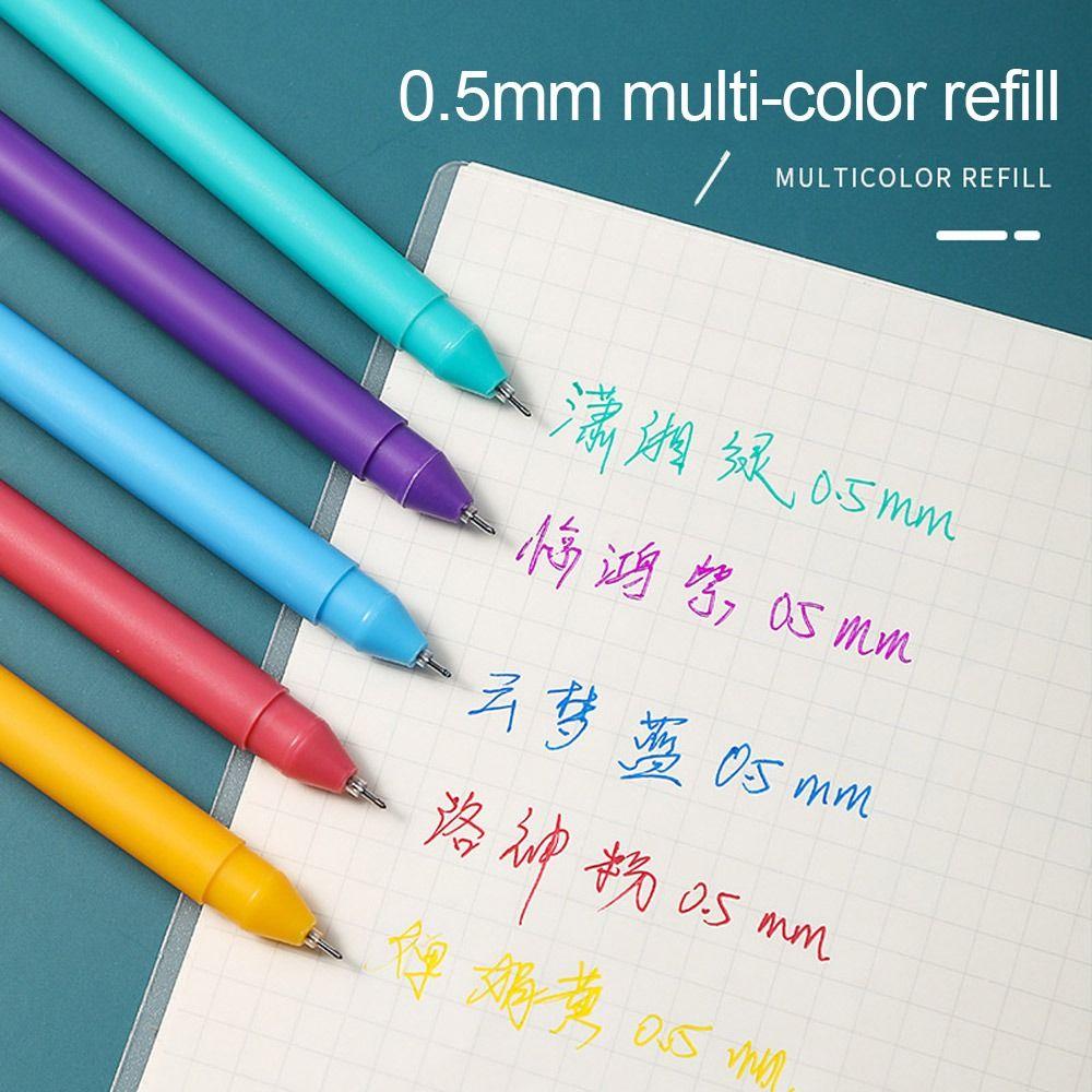 Scrapbooking Supplies Student Stationary Macaron Color Pens Writing Tools Morandi Gel Pen Pens Set