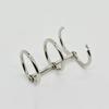 2Pcs Metal Loose Leaf Book Binder 3 Rings For Notebook Album Scrapbook Clips