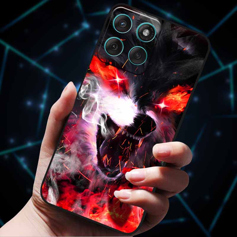 For Motorola Edge 60 Fusion Case XT2503-4 Wolf Lion Soft TPU Silicone Phone Cover for Motorola Edge 60 Fusion Case Fundas Coque