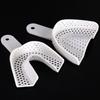 10Pcs Dental Impression Plastic Trays Without Mesh Dentist Tools Teeth Holder Trays Dentistry Lab Material