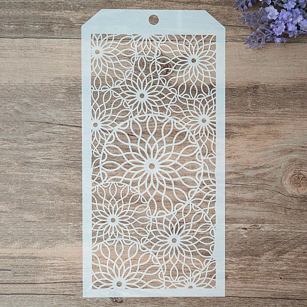 12*24 см DIY ремесло бесшовный трафарет для рисования штамповки для скрапбукинга штампы альбом декоративное тиснение бумажные карты