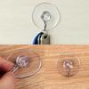 10Pcs/set Bathroom Wedding Supplies Rubber Glass Clear Sucker Wall Hook Suction Cup Transparent
