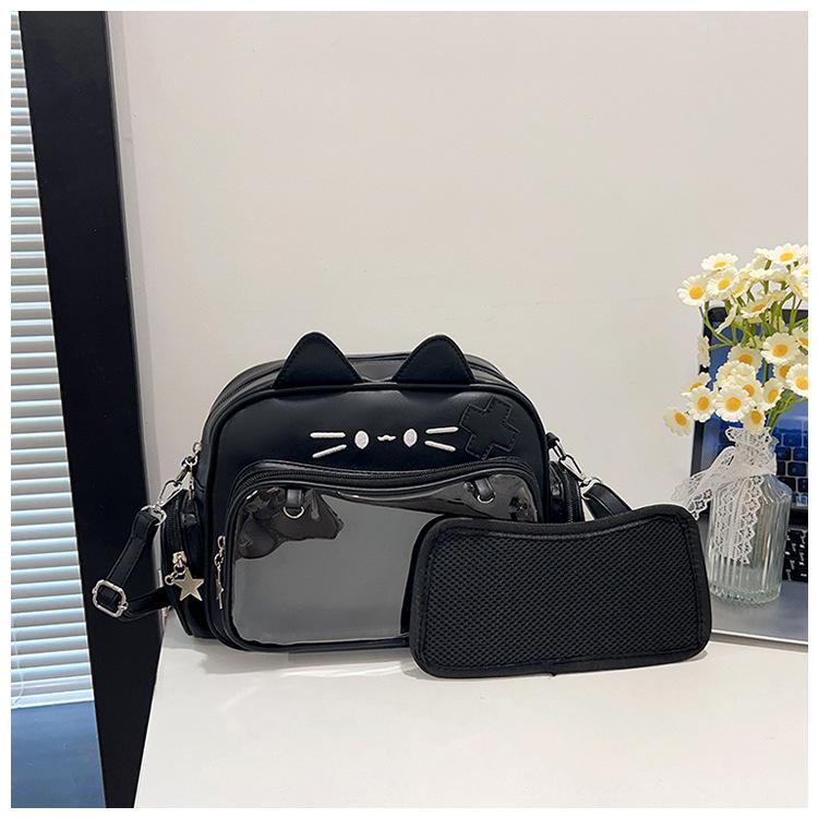 Пряная Девушка Меха Мяу Итабаг: Милый, Универсальный Колледж Рюкзак на Плечо и Кроссбоди