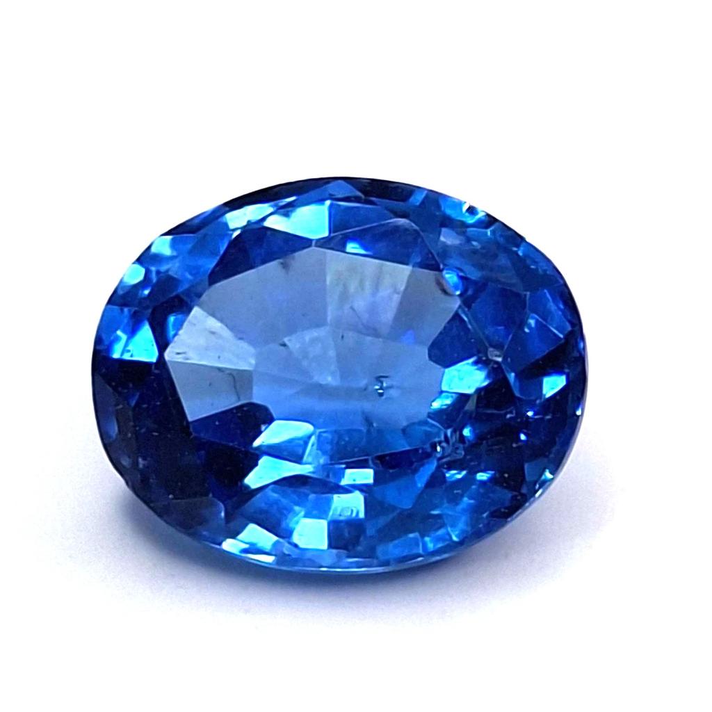 10-12 Ct Natural Blue Sapphire Oval Cut Excellent Certified Loose Gemstone