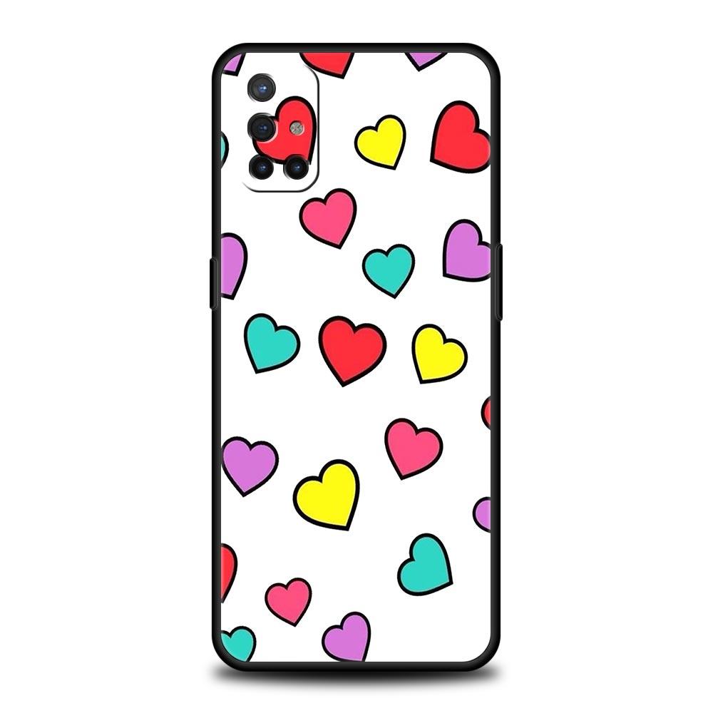 Cute Cat Dog Paw Love Phone Case For OnePlus 12 11 10 9 8 7 7T Pro 12R 10R 9RT 9R 8T Nord N100 N200 N10 2T CE 2 5G Black Cover