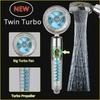 Насадка для душа водосберегающая высокого давления душевая лейка с остановкой воды одной кнопкой массажная насадка для душа для ванной комнаты аксессуар