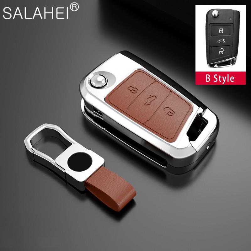 Чехол для автомобильного ключа для Volkswagen Bora Polo Tiguan Jetta Passat Golf 7 MK7 Tiguan MK2 для Skoda Octavia A7 SEAT Ateca Leon FR 2 Ibiza
