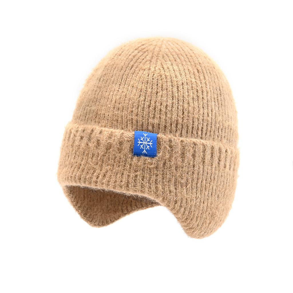 Зимняя теплая бархатная шапка, вязаная шапка из пряжи, теплая шапка для велоспорта на открытом воздухе