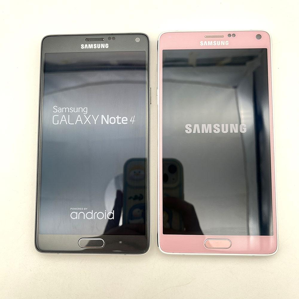 Восстановленный мобильный телефон Samsung Galaxy Note 4 N910A/ N910V/N910F/N9100 Сотовые телефоны 5.7 " 16МП 3ГБ 32ГБ с одной SIM-картой