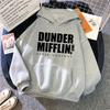 Толстовка с капюшоном Office Dunder Mufflin INC Paper Dwight Schrute, толстовка для мужчин и женщин, повседневный свитер с капюшоном