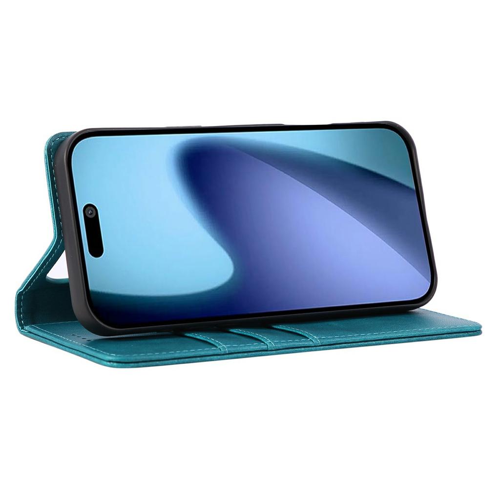 Для iPhone 17 Air Чехол с блокировкой RFID Кожа PU Чехол-кошелек для телефона