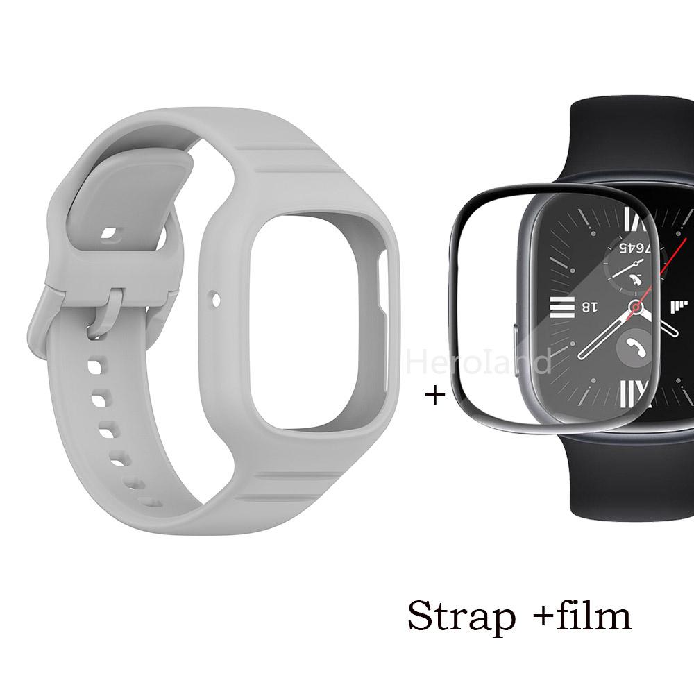 Спортивный силиконовый ремешок для часов Huawei Honor Watch 4, ремешок для смарт-часов, браслет для Honor Watch4, аксессуары, ремешок 2 в 1