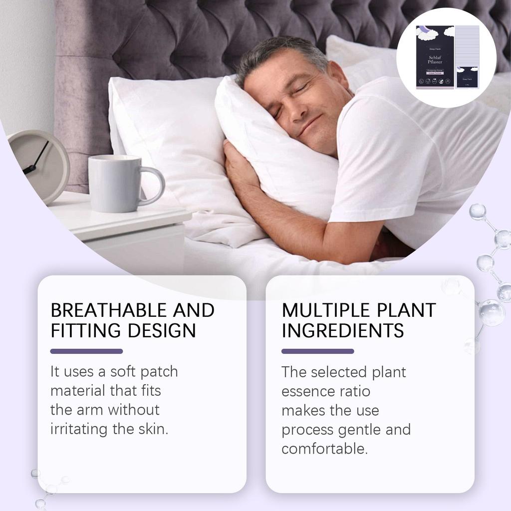 Пластырь для сна с лавандой для нежного, спокойного, успокаивающего ухода за телом, ночного сна, ежедневного ухода