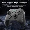 Gamepad with Customizable Button Modules Interactive Charging Base Multi-Platform Use Bluetooth-compatible 5.3 Turbo Macro Functions Game Controller