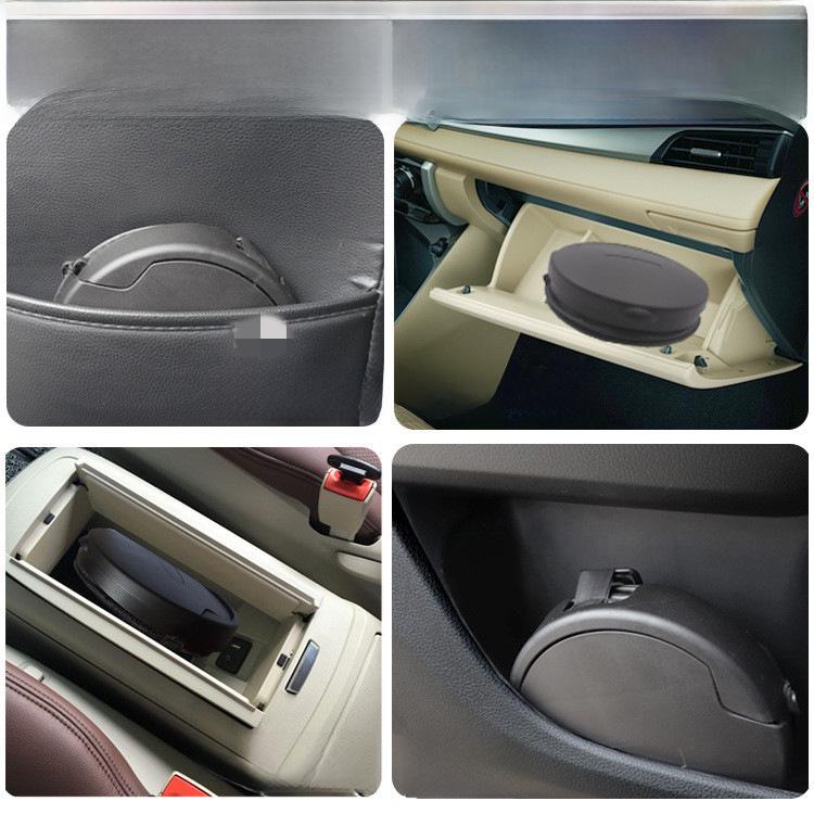 Складной автомобильный мусорный бак с крышкой — компактное решение для хранения в автомобиле