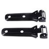 For Jeep Wrangler JL M 2018+ Tailgate Door Spare Tire Hinge Cover Trim 2 Pcs ABS